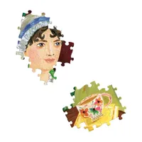 Eeboo Piece And Love Jane Austen'S Book Club  1000 Piece Square Adult Jigsaw Puzzle Puzzle