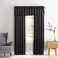 Sun Zero Emory Energy Saving Light-Filtering Rod Pocket Single Curtain Panel