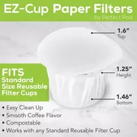 EZ Cup Reusable K Cup Starter Kit With 175 Disposable Filters