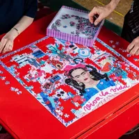 Eeboo Piece And Love Viva La Vida Frida Kahlo 1000 Piece Square Adult Jigsaw Puzzle Puzzle