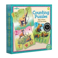 Eeboo Animal Counting Puzzle Set Puzzle