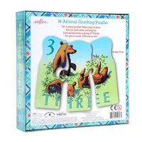 Eeboo Animal Counting Puzzle Set Puzzle