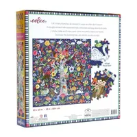 Eeboo Piece And Love Tree Of Life 1000 Piece Square Adult Jigsaw Puzzle Puzzle