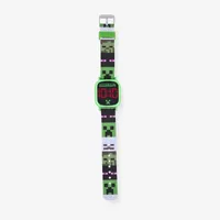 Minecraft Boys Digital Multicolor Strap Watch Min4083jc