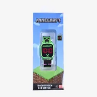 Minecraft Boys Digital Multicolor Strap Watch Min4083jc