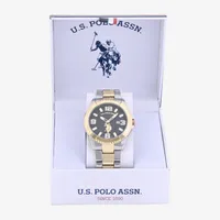 U.S. Polo Assn. Us Polo Mens Two Tone Bracelet Watch Usc80675jc