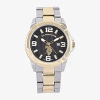 U.S. Polo Assn. Us Polo Mens Two Tone Bracelet Watch Usc80675jc