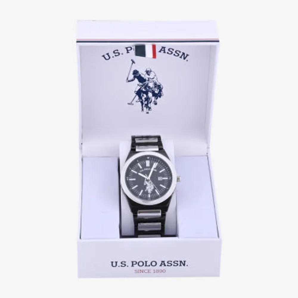 U.S. Polo Assn. Us Polo Mens Two Tone Bracelet Watch Usc80674jc