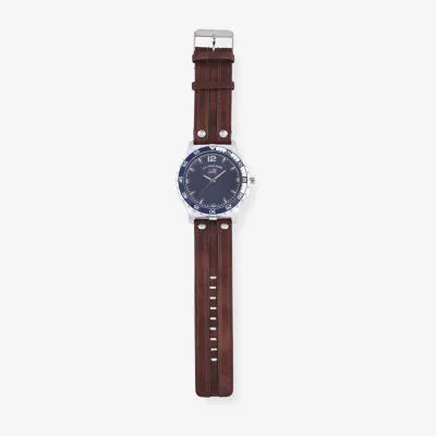 U.S. Polo Assn. Us Polo Mens Brown Strap Watch Us5293jc