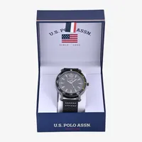 U.S. Polo Assn. Mens Black Strap Watch Us5290jc