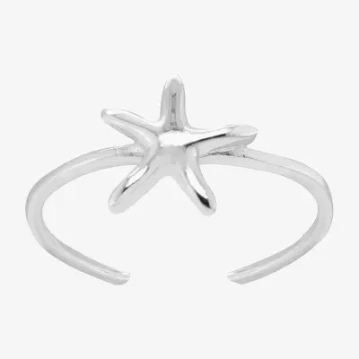 Itsy Bitsy Adjustable Size 3 - 8 Sterling Silver Toe Ring
