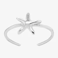 Itsy Bitsy Adjustable Size 3 - 8 Sterling Silver Toe Ring