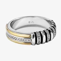 Star Wars Fine Jewelry A Jedi™ Mens Diamond Accent Natural White 14K Two Tone Gold Fashion Ring