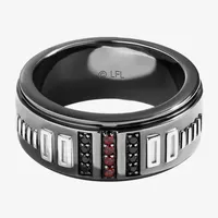 Star Wars Fine Jewelry Dark Armor Mens 1/10 CT. T.W. Genuine Red Garnet Sterling Silver Fashion Ring