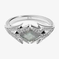 Star Wars Fine Jewelry Ahsoka Tano™ Womens 1/6 CT. T.W. Mined White Diamond Sterling Silver Cocktail Ring