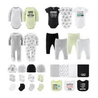 The Peanutshell 0-3m Baby Unisex 30-pc. Baby Clothing Set