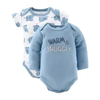 The Peanutshell 0-3m Blue Elephant Baby Unisex 30-pc. Baby Clothing Set