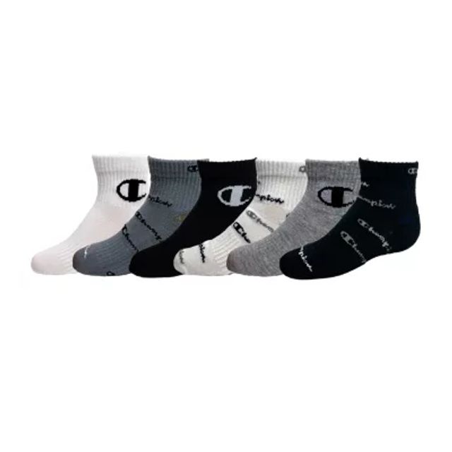 Nike 3BRAND by Russell Wilson Big Boys 6 Pair Quarter Socks | Yellow | 7-9 | Socks Quarter Socks | Multi-pack|Cushioned