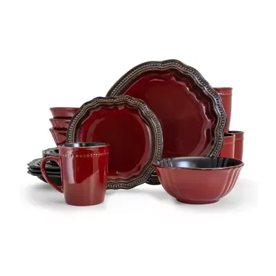 Elama Regency 16-pc. Stoneware Dinnerware Set