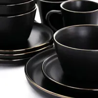 Elama Paul 16-pc. Stoneware Dinnerware Set