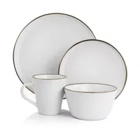 Elama Arthur 16-pc. Stoneware Dinnerware Set