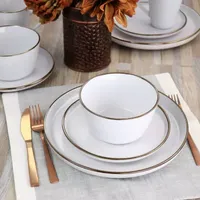 Elama Arthur 16-pc. Stoneware Dinnerware Set