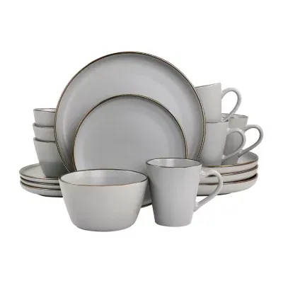 Elama Louis 16-pc. Stoneware Dinnerware Set