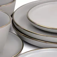 Elama Louis 16-pc. Stoneware Dinnerware Set