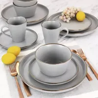 Elama Louis 16-pc. Stoneware Dinnerware Set