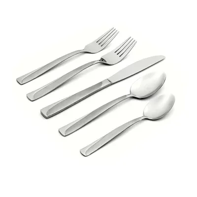 Gibson Home Mariano 24 Piece Flatware Set - Silver