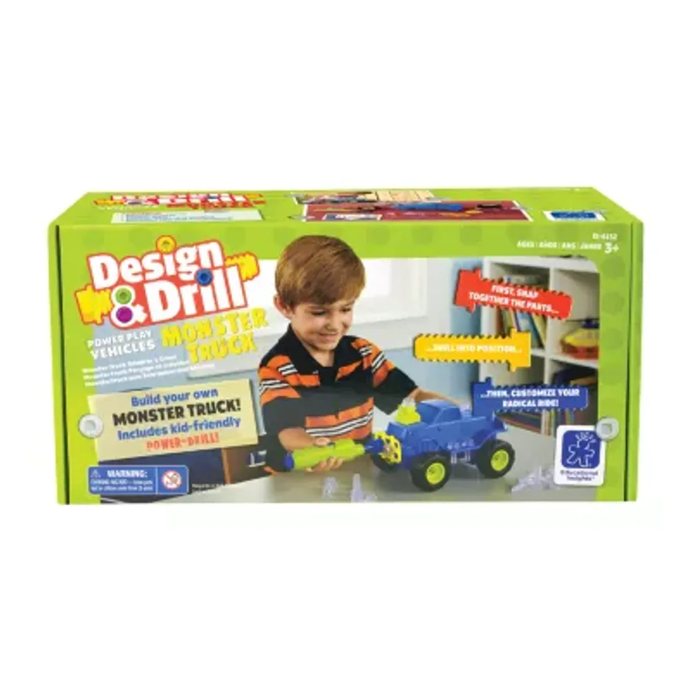 Educational Insights Design & Drill® Power Play Vehicles™ — Monster Truck Discovery Toys