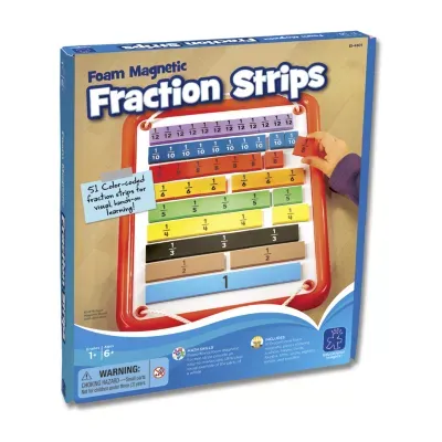 Educational Insights Foam Magnetic Fraction Strips