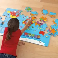 Educational Insights World Foam Map Puzzle