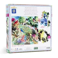 Eeboo Piece And Love Birds In The Park 1000 Piece Adult Square Jigsaw Puzzle Puzzle