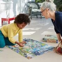 Eeboo Within The Biomes 48 Piece Giant Jigsaw Puzzle For Kids Puzzle