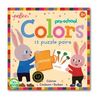 Eeboo Preschool Colors Puzzle Pairs Puzzle