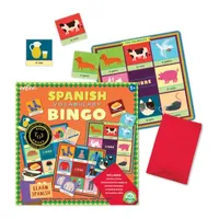 Eeboo Spanish Bingo Vocabulary Game Brain Game