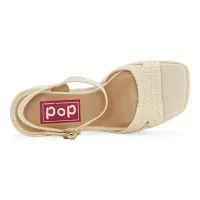 Pop Womens Applaud Heeled Sandals