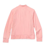 Xersion Little & Big Girls Lightweight Rib Panel Jacket