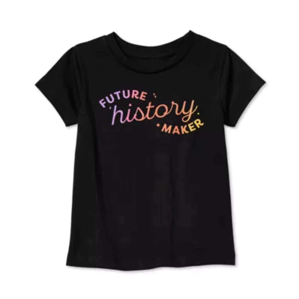 Hope & Wonder Women's History Month Toddler Short Sleeve 'Future Maker' Graphic T-Shirt