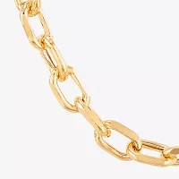 14K Gold 22 Inch Hollow Rolo Chain Necklace