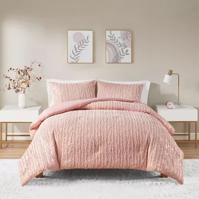 Intelligent Design Alaia Faux Fur Midweight Comforter Set