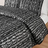 Intelligent Design Alaia Faux Fur Midweight Comforter Set