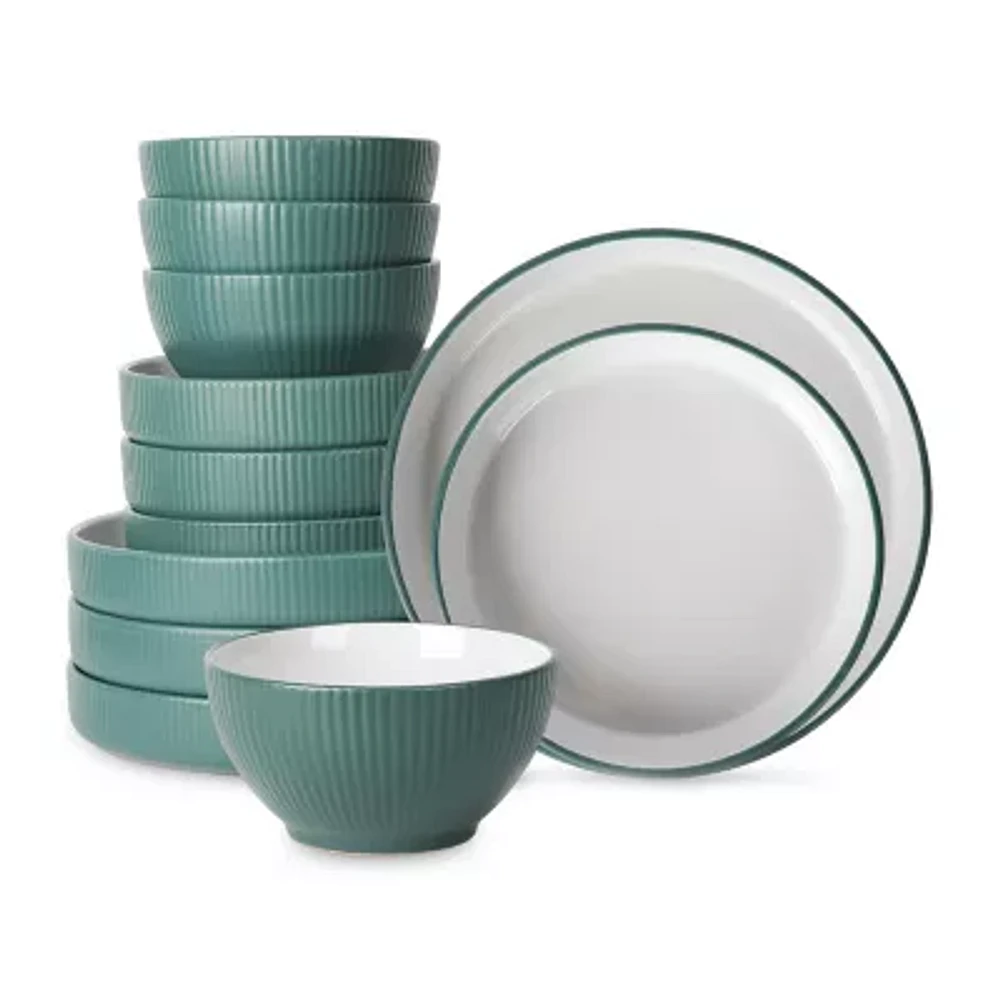 Christian Siriano New York Larosso -pc. Stoneware Dinnerware Set