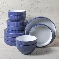 Christian Siriano New York Larosso 12-pc. Stoneware Dinnerware Set