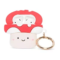 Pink Sky Mushroom Airpod Case