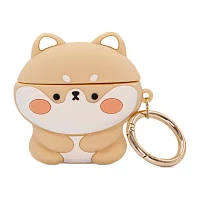 Pink Sky Shiba Airpod Case