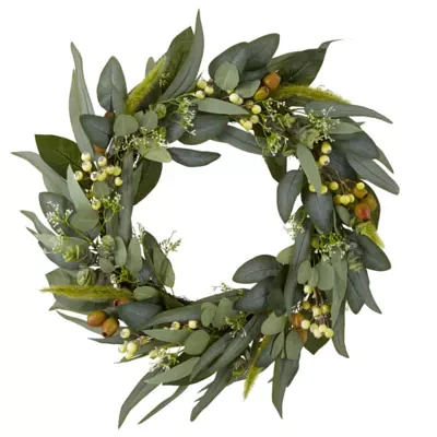 Linden Street Eucalyptus Berry Wreath