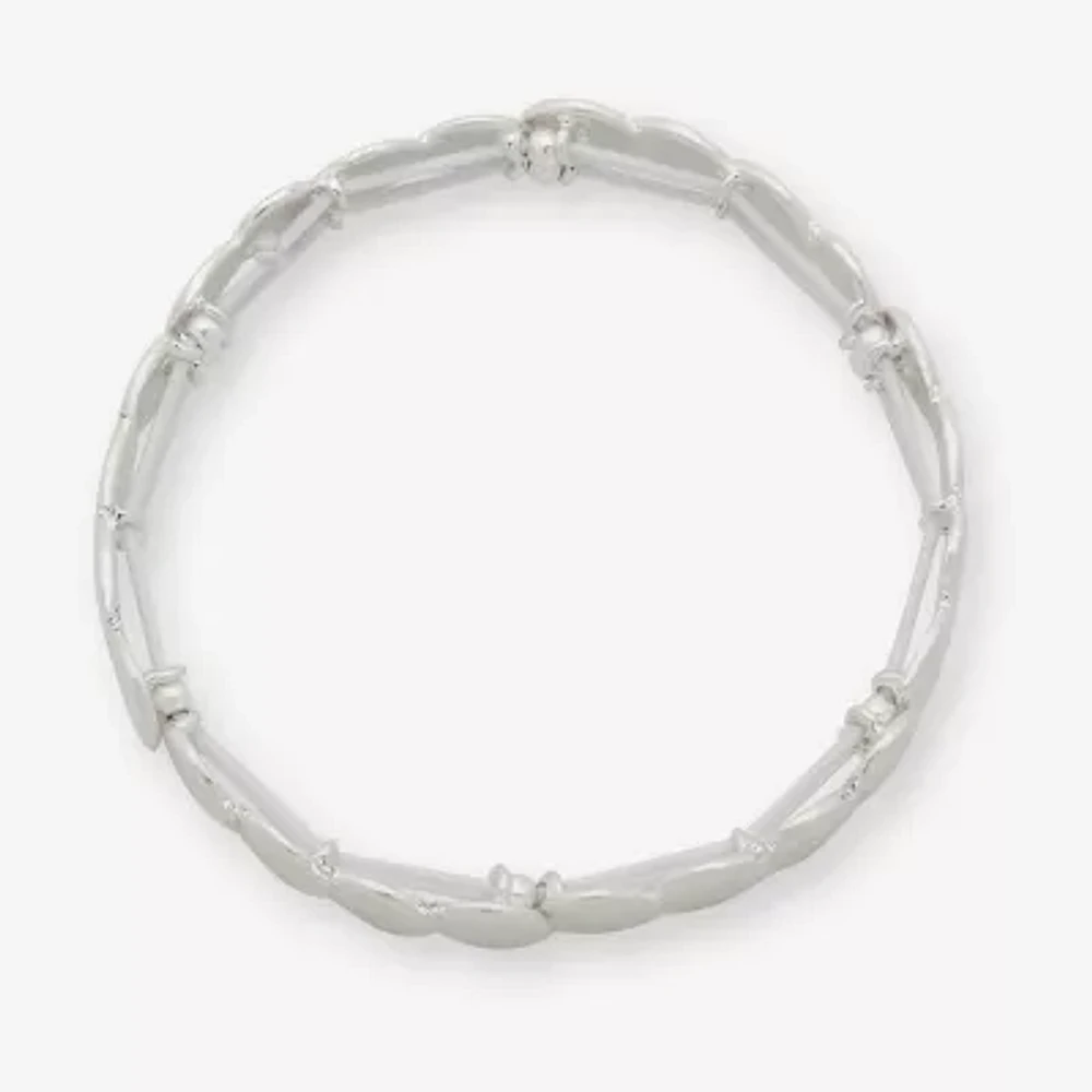 a.n.a Silver Tone Stretch Bracelet