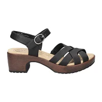 Easy Works By Street Womens Miyah Heeled Sandals